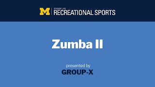 University of Michigan Rec Sports GroupX Zumba II [upl. by Kcirb]