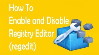 How to Disable and Enable Registry Editor regedit using windows 10881 7xpvista 2020 [upl. by Anamor]