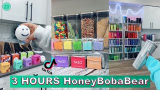 3 HOURS  HoneyBobaBear TikTok Videos 2023  New Honey Boba Bear  That Girl Tiktoks [upl. by Pinkerton917]