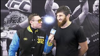 Magomed Ankalaev Describes Sparring Sean Strickland [upl. by Venu]