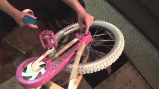 How to assemble a kids bike and training wheels [upl. by Marylin]