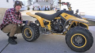 I Bought a Neglected Yamaha Warrior Quad IT IS BAD [upl. by Araed395]