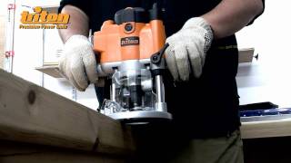 TRITON INSTRUCTIONAL JOF001 Compact Precision Plunge Router [upl. by Ribal]