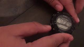 How to Start and Cancel the alarm on the Armitron watch easy short video [upl. by Saixela]