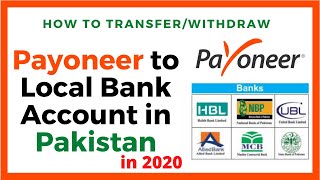 How to Withdraw Money from Payoneer to Bank Account in Pakistan 2020 [upl. by Phillie]