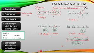Senyawa Hidrokarbon 3 Tata Nama Alkena Alkuna [upl. by Danae504]