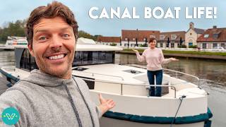 Cruising Belgium On A Canal Boat full tour [upl. by Colis]