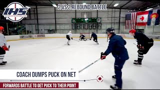 2 vs 2 Rebound Battle Hockey Game [upl. by Charmaine716]