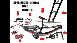 SPECIALIZED DEMO 8 DOWNHILL BIKE REBUILD [upl. by Floria]