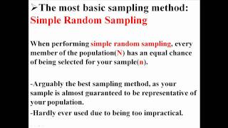 Sampling Methods [upl. by Agni]