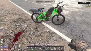 Free Bicycle guide how to get a free bike in the beginning to ride around  7 Days To Die v10 [upl. by Araz158]