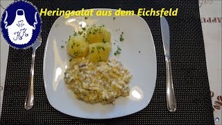 Heringssalat aus dem Eichsfeld  Rezept von Schwiegertochter  lecker [upl. by Ralf]