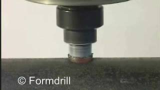 Formdrill 34 BSP in 3mm steel with collar finish [upl. by Aikemahs]