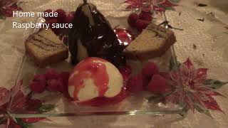 Poires Belle Helene  French Cuisine [upl. by Kistner]