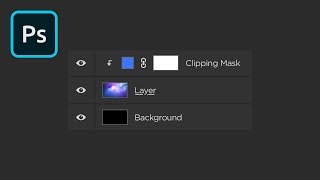 Clipping Masks in Photoshop  2 Minute Tutorial [upl. by Quar]