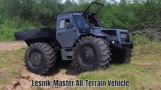 Engine Diesel QUANCHAI QC480 18 l 37 hp  Top speed 42 kmh  LesnikMaster AllTerrain Vehicle [upl. by Effie]