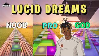 Juice WRLD  Lucid Dreams  Noob vs Pro vs God Fortnite Music Blocks [upl. by Lauter842]