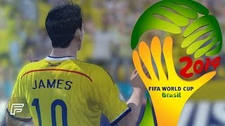 James Rodríguez  All 6 Goals In 2014 World Cup Brazil FIFA Remake [upl. by Kenric489]