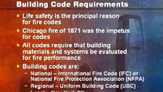 Presentation  Building Codes for Fire Safety [upl. by Hgielar680]