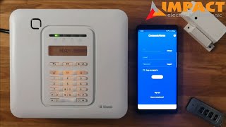 Visonic PowerMaster10 with PowerG Technology Panel configuration for mobile application Part 2 [upl. by Mehalek]