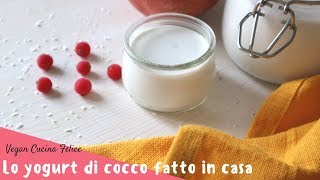 Yogurt di cocco fatto in casa facile [upl. by Parrish]