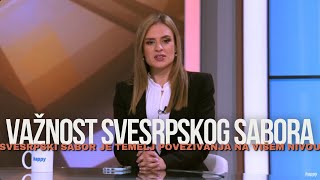 Ministarka Milica DjurdjevicStamenkovski  quotSvesrpski sabor je temelj povezivanja na visem nivouquot [upl. by Aras]