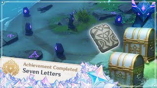 ALL Stone Slates Locations 2x LUXURIOUS CHESTS Genshin Impact Tsurumi Island Ishine Script Puzzles [upl. by Rother]