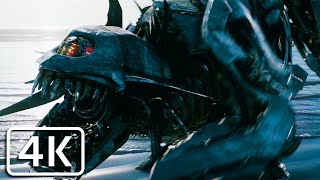 Transformers 2  Ravage attacks Secret Military Base Scene 4K [upl. by Lebbie]