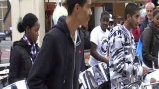 Endurance Steel Orchestra busking at Lewisham  London [upl. by Eus]