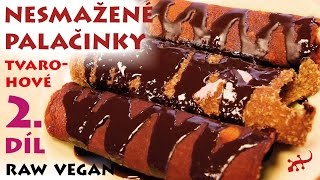 Zdravé nesmažené palačinky – 2 část – živý recept [upl. by Neala]