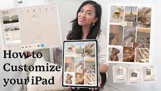 How to CUSTOMIZE your iPAD PRO 2021s home screen setup with iOS 14 [upl. by Aixela796]