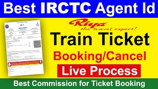 IRCTC Train Ticket Booking Process from IRCTC Agent ID  Riya Travel  Best Travel Portal 2024 [upl. by Fotinas827]