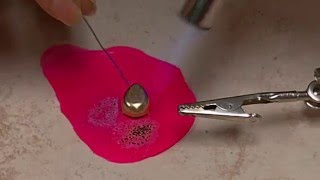 How to Solder Backs to Earrings [upl. by Yadsnil]