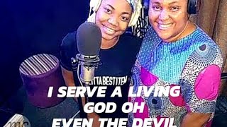 I SERVE A LIVING GOD  LYRICS VIDEO [upl. by Ecirad35]