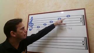 APRENDA COMO LER PARTITURA EM 7 MINUTOS Regra Básica  Claves de Sol e Fá [upl. by Acirderf]