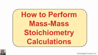 How to Perform MassMass Stoichiometry [upl. by Gabriela252]