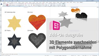 Allplan Add On Baugrube  Zuschneiden mit Polygonübernahme [upl. by Coppola]
