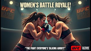 Dramatic UFC Womens Title Fight A Battle of Skill Will and Determination [upl. by Enidan]