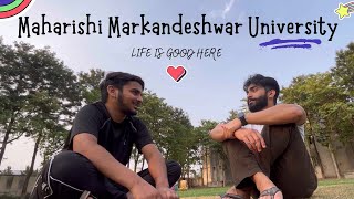 A Typical Day In Maharishi Markandeshwar University Mullana ❤️ [upl. by Nesnar]