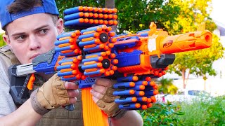 Nerf War Million Subscribers Battle [upl. by Oelgnaed579]