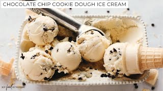 Homemade Cookie Dough Ice Cream Recipe [upl. by Muirhead]