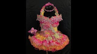 Kaylie’s custom national level ultra Glitz cupcake dress by You Go Girl Pageant Wear [upl. by Mages]