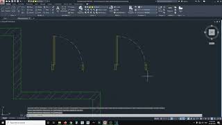 Easy Method To Add Doors And Windows In AutoCAD [upl. by Nibla]