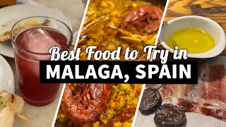 Best Food to Try in Malaga  Malaga Food Guide [upl. by Inaja191]