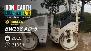 2015 Bomag BW138 AD5 Twin Drum Roller [upl. by Leodora388]