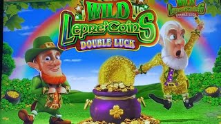 ★REVENGE ON NEW LEPRECOINS  GOLD GUY JUMPED UP  ★WILD LEPRECOINS DOUBLE LUCK Slot☆栗スロ [upl. by Ahsinrats]