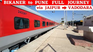 Bikaner to Pune Full Journey in a Special Train via Jaipur [upl. by Liw490]