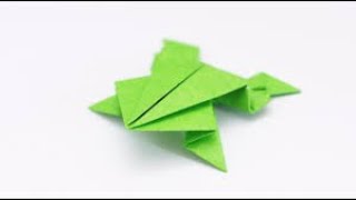 KAĞIZDAN SIÇRAYAN QURBAĞA DÜZƏLTMƏK Origami [upl. by Airotna]