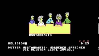 Let´s show Familienduell C64 german  Ohne Werner SchulzeErdel [upl. by Enelime]