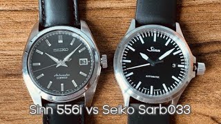 Sinn 556i vs Seiko Sarb033  a comparison [upl. by Newbold]